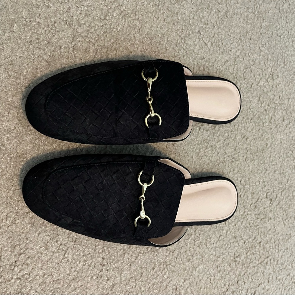 SHEIN Black Flats Minimalist Loafers